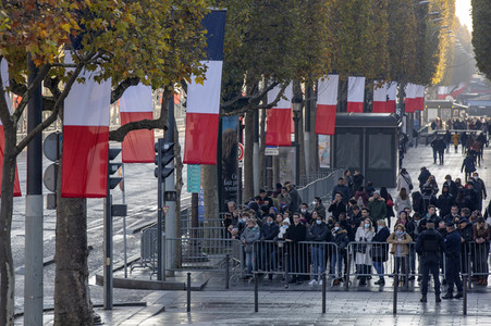 103. Jahrfeier des Waffenstillstands von 1918 in Paris