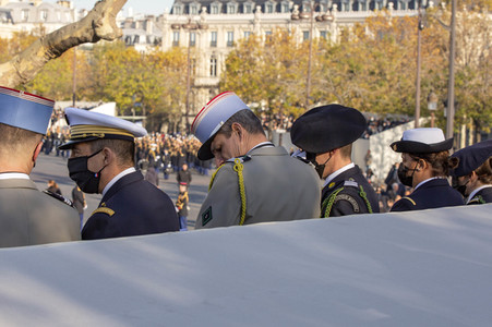 103. Jahrfeier des Waffenstillstands von 1918 in Paris