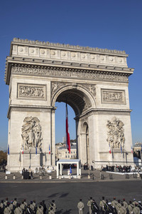 103. Jahrfeier des Waffenstillstands von 1918 in Paris