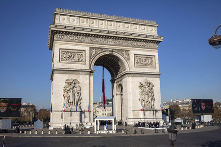 103. Jahrfeier des Waffenstillstands von 1918 in Paris