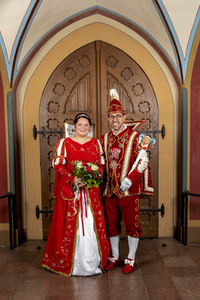 Photoshooting mit den Karnevalsprinzenpaaren in Erfurt