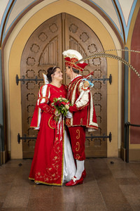Photoshooting mit den Karnevalsprinzenpaaren in Erfurt