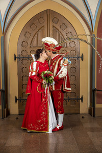 Photoshooting mit den Karnevalsprinzenpaaren in Erfurt