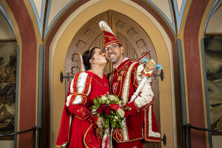 Photoshooting mit den Karnevalsprinzenpaaren in Erfurt