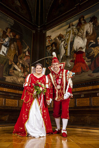 Photoshooting mit den Karnevalsprinzenpaaren in Erfurt