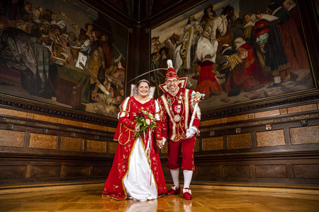 Photoshooting mit den Karnevalsprinzenpaaren in Erfurt