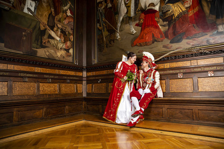Photoshooting mit den Karnevalsprinzenpaaren in Erfurt