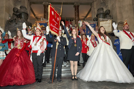 Proklamation der Prinzenpaare 2021 in Hannover