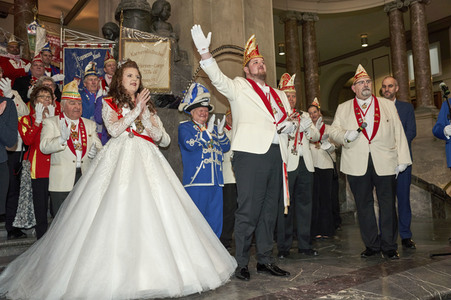 Proklamation der Prinzenpaare 2021 in Hannover