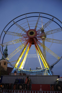 Aufbau der Weihnachtsmärkte in Berlin