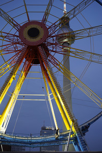 Aufbau der Weihnachtsmärkte in Berlin