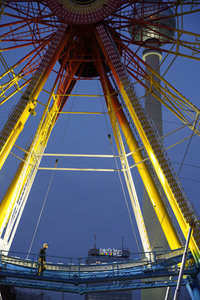 Aufbau der Weihnachtsmärkte in Berlin