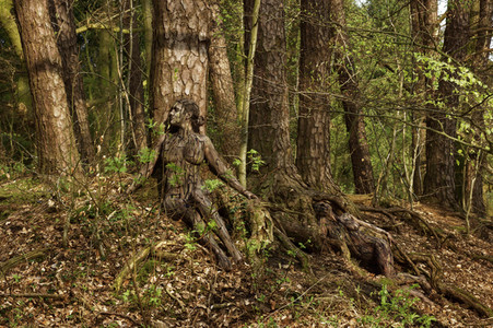 NATURE ART: Bodypainting Herbstimpressionen