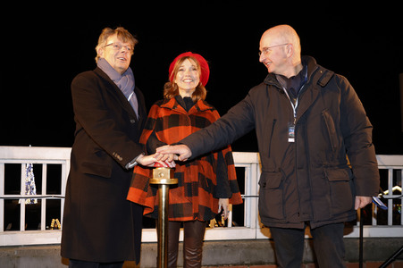 Eröffnung des Christmas Garden 2021 in Berlin