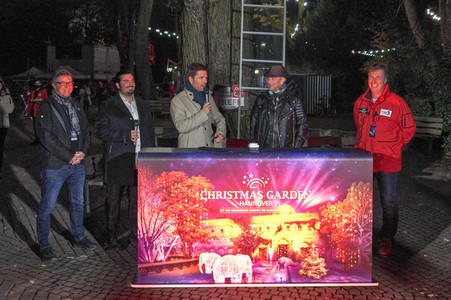 Eröffnung des Christmas Garden 2021 in Hannover