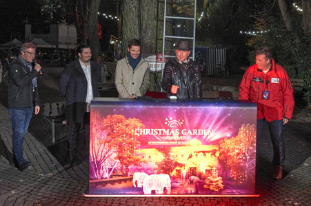 Eröffnung des Christmas Garden 2021 in Hannover