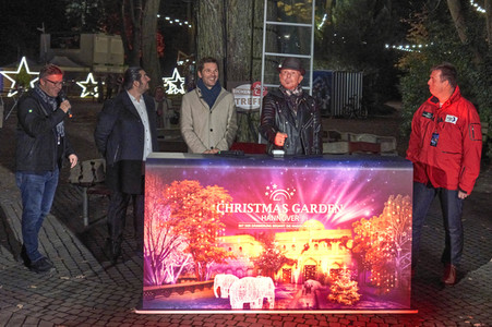 Eröffnung des Christmas Garden 2021 in Hannover
