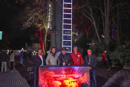 Eröffnung des Christmas Garden 2021 in Hannover