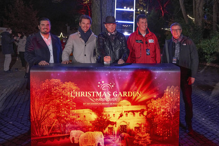 Eröffnung des Christmas Garden 2021 in Hannover