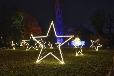 Eröffnung des Christmas Garden 2021 in Hannover