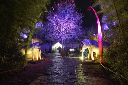 Eröffnung des Christmas Garden 2021 in Hannover
