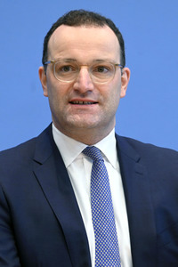 Pressekonferenz zum Impfen mit Moderna und BioNTech in Berlin