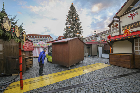 Weihnachtsmarkt-Aus in Dresden