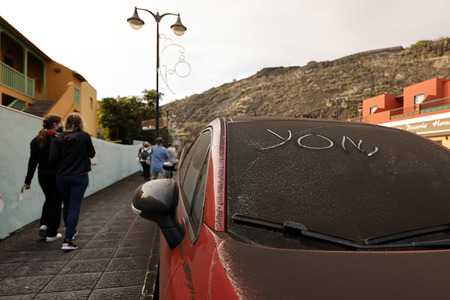 Ascheregen auf La Palma