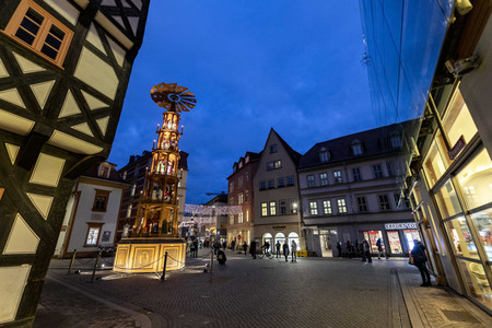 Schließung des Weihnachtsmarktes in Erfurt