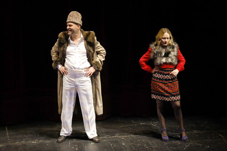 Theaterprobe 'Auferstehung' in Berlin