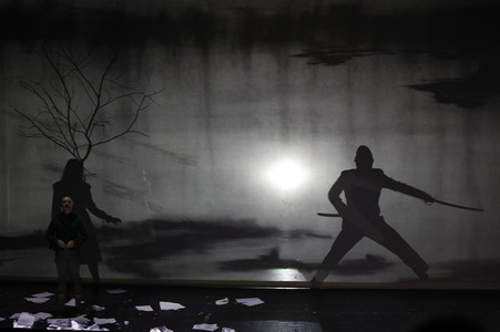 Theaterprobe 'Auferstehung' in Berlin