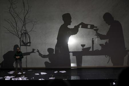 Theaterprobe 'Auferstehung' in Berlin