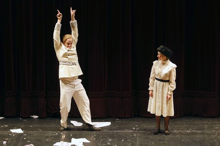 Theaterprobe 'Auferstehung' in Berlin