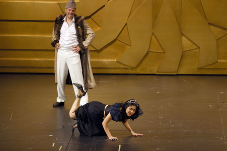 Theaterprobe 'Auferstehung' in Berlin