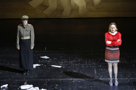Theaterprobe 'Auferstehung' in Berlin