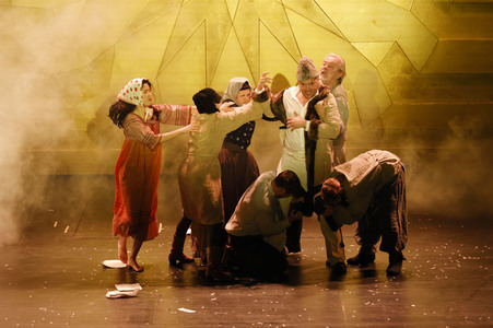 Theaterprobe 'Auferstehung' in Berlin