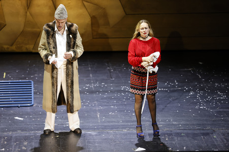 Theaterprobe 'Auferstehung' in Berlin