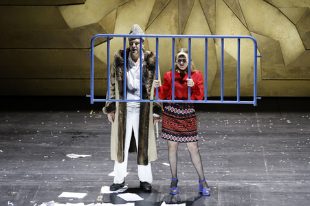 Theaterprobe 'Auferstehung' in Berlin