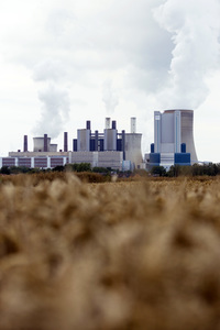 Das Braunkohle-Kraftwerk Niederaußem