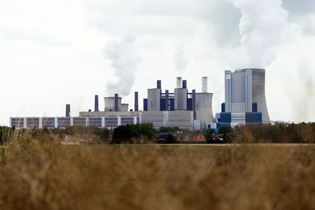 Das Braunkohle-Kraftwerk Niederaußem