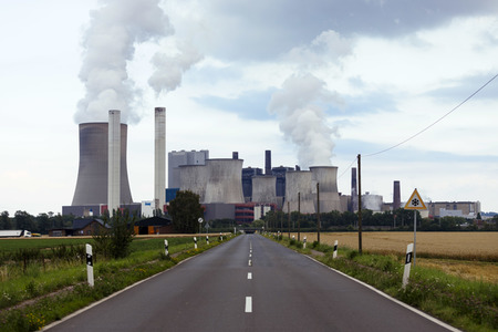 Das Braunkohle-Kraftwerk Niederaußem