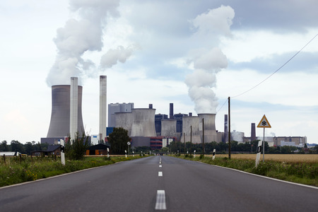 Das Braunkohle-Kraftwerk Niederaußem