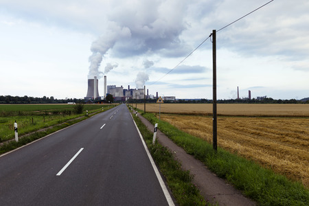 Das Braunkohle-Kraftwerk Niederaußem