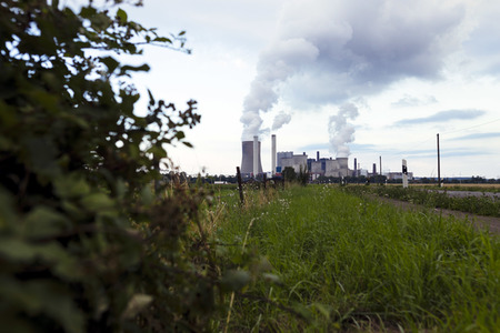 Das Braunkohle-Kraftwerk Niederaußem