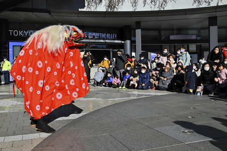 Neujahrstag in Tokio