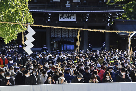 Neujahrstag in Tokio