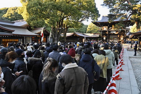 Neujahrstag in Tokio