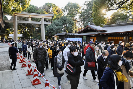 Neujahrstag in Tokio