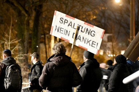 Impfgegner-Demo in Nürnberg