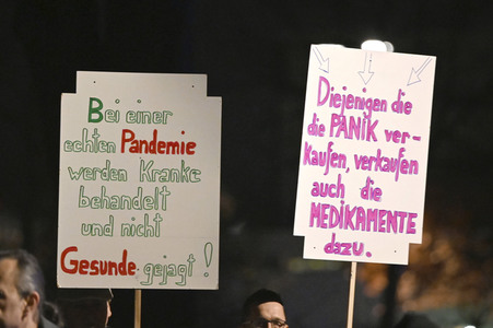 Impfgegner-Demo in Nürnberg